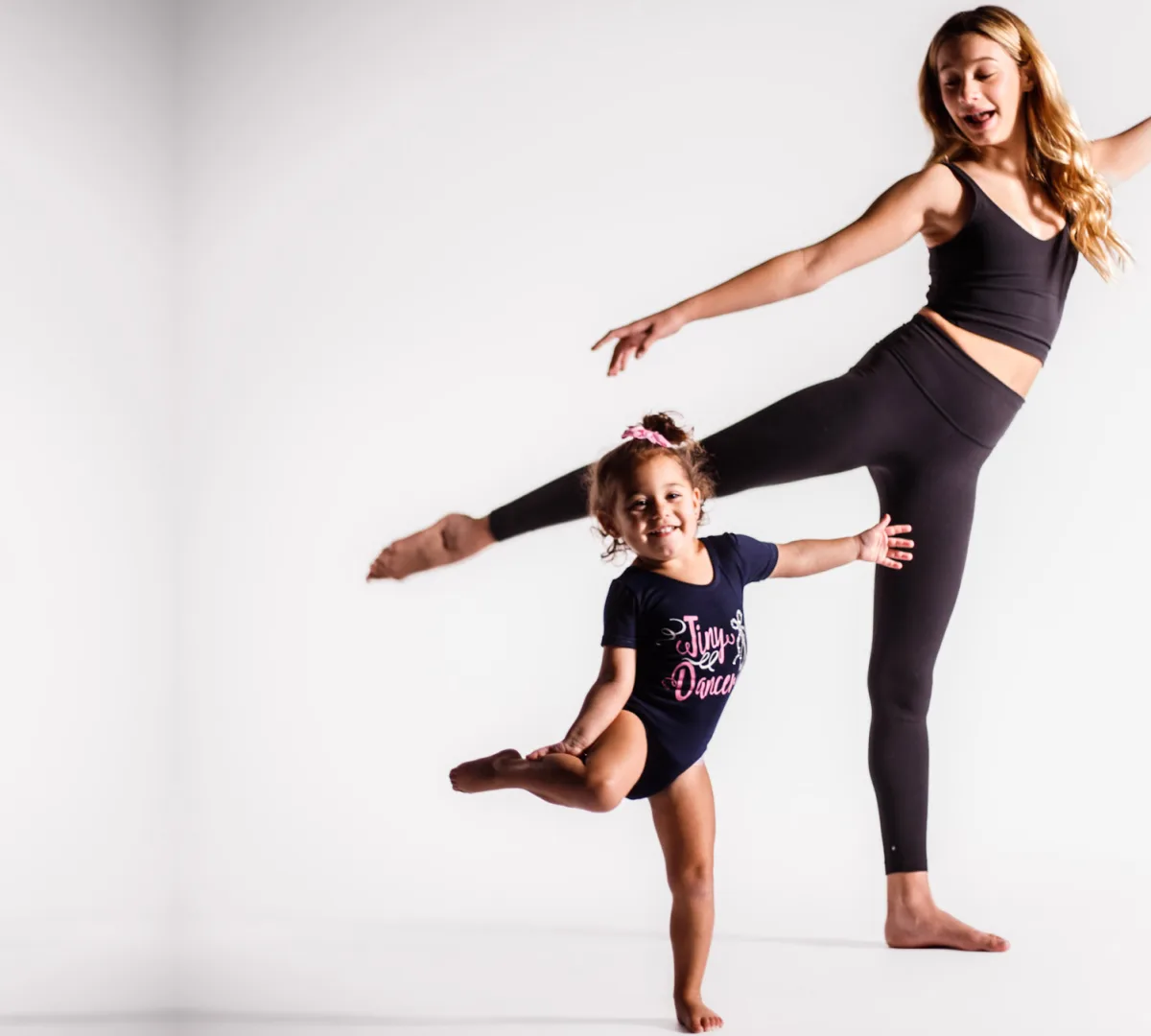 Young child dance move