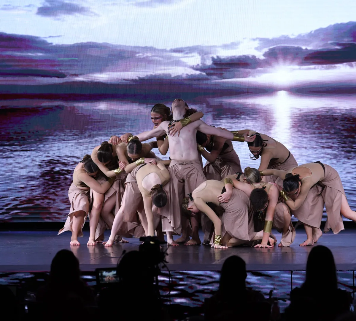 Dancers performing