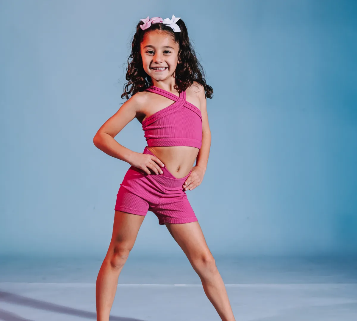 Girl dancer pink