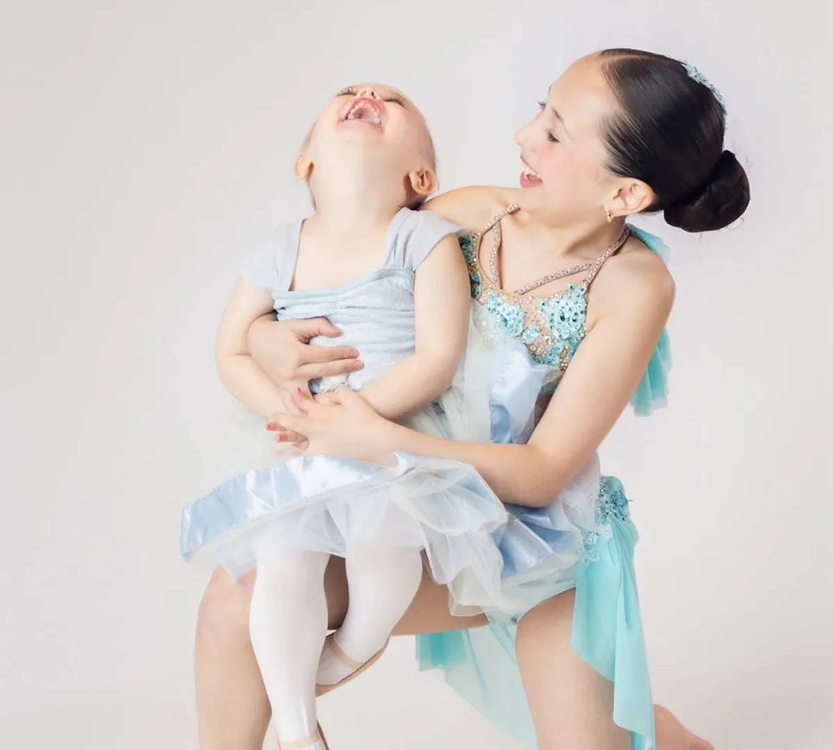 Girls laughing