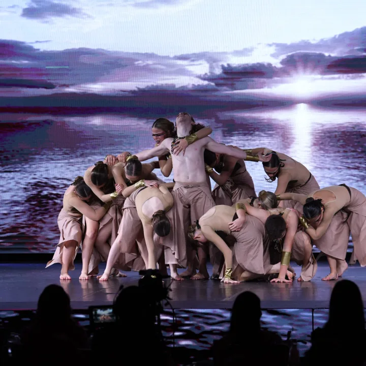 Dancers performing